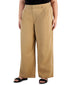 Trendy Plus Size Wide-Leg Pleated-Waist Pants